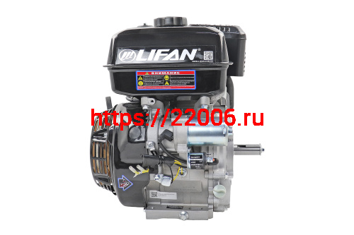 Двигатель LIFAN 15 л.с. 190FD с катушкой 18А, электростартер (420cc, вал d25) фото 2