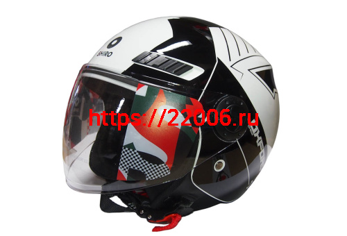 Шлем открытый SHIRO SH-62 OXFORD EVO, цвет WHITE, размер XXL Шлем открытый SHIRO SH-62 OXFORD EVO, цвет WHITE, размер XXL