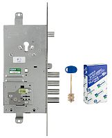 Замок Mottura (Моттура) врезной двухсистемный 54.J939M-D MyKey (правый), перекод. с торца, кл. 50 мм, без накл.