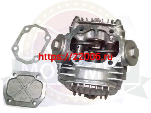 Головка цилиндра "Альфа, Zodiak" в сборе 39 мм (50см3) (клапана, распр., коромысло и т.д.) Головка цилиндра "Альфа, Zodiak" в сборе 39 мм (50см3) (клапана, распр., коромысло и т.д.)