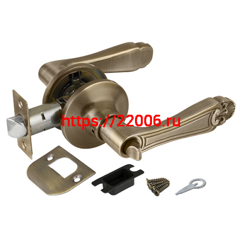 Ручка Punto (Пунто) защелка 6037 MAB-B (фик.) мат. бронза