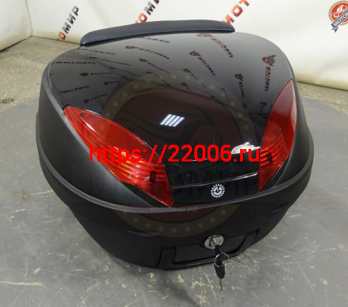 Кофр багажный мото задний CIGNA E-63 42л черный фото 2