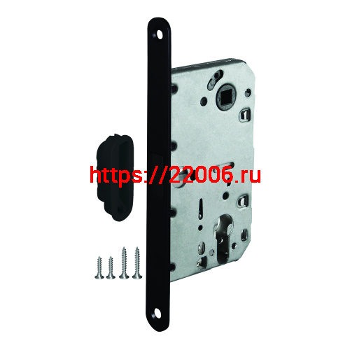 Корпус Ajax (Аякс) врезного замка с защелкой MAGNLN85-50 BL черный