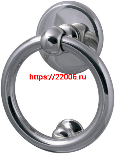 Дверное MBC (МБС) кольцо Anello knocker "M" 130 mm хром