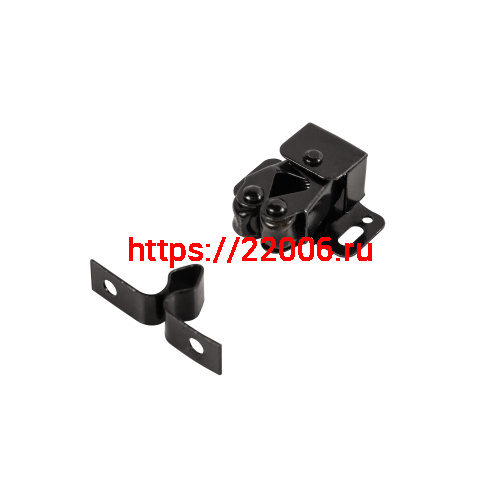 Защелка Ajax (Аякс) роликовая металлическая ZLR32х26 BL черный