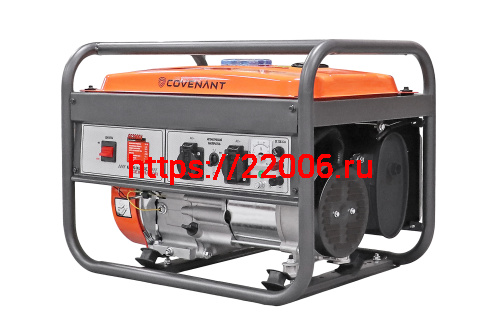 Генератор бенз. "COVENANT"  GG3900A (2,8/3,0кВт, LT170F, 7л.с., бак 15л, 40кг, руч.старт)