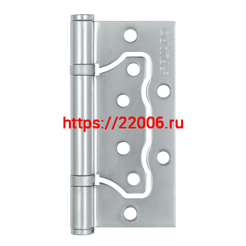 Петля Fuaro (Фуаро) универсальная без врезки IN4500W-BL PC (500-2BB/BL 100x2,5) перламутровый хром БЛИСТЕР