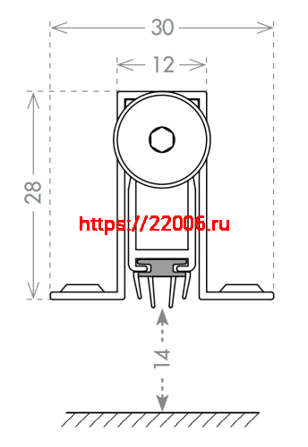 Автоматический Armadillo (Армадилло) порог EASY CON ALETTE ASAL A1/830 фото 3