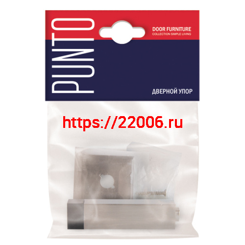 Упор Punto (Пунто) дверной настенный DFIX/W75 (DS PW-75) SN-3 мат.никель фото 2