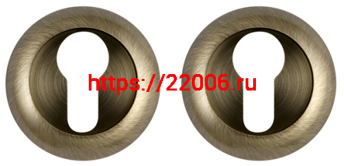 Накладка Fuaro (Фуаро) под цилиндр ET.R.RM54 (ET RM) ABG-6 зелёная бронза