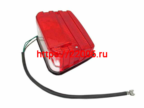 Фонарь задний (стоп-сигнал) большой без кронштейном ALPHA/CG-125 красное стекло