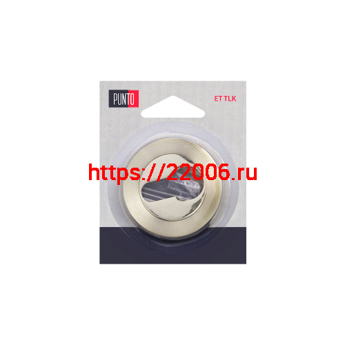 Накладка Punto (Пунто) под цилиндр LM/A ET.R.TLK52 SG/GP-4 матовое золото/золото