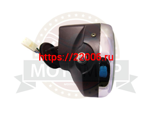 Фара Иж, Урал, Днепр круглая импортная пластмасса (НАБОР) фото 2 Фара Иж, Урал, Днепр круглая импортная пластмасса (НАБОР) фото 2