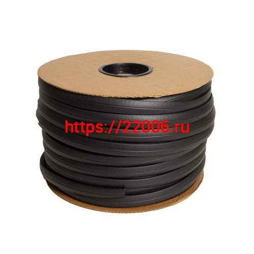 Уплотнитель Fuaro (Фуаро) без клеевой основы WADH/D-14,5x13,5mm (031), BLACK черный 100 m фото 2