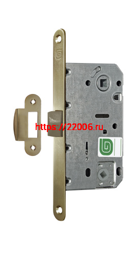 Защелка Guardian (Гардиан) межкомнатная Soft 1P MG24К, матовое золото 24К /128:7110/