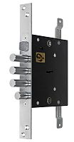 Замок Mettem (Меттэм) врезной сувальдный с защёлкой ЗВ9 144.1.0 с тягами, 5 кл.