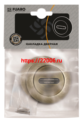 Накладка Fuaro (Фуаро) на сувальдный замок SC.R.RM54 (SC RM) CP-8 хром фото 2