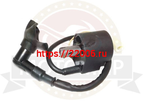 Катушка зажигания FT50QT, QT-3 большая, с проводом и свечным колпачком Катушка зажигания FT50QT, QT-3 большая, с проводом и свечным колпачком