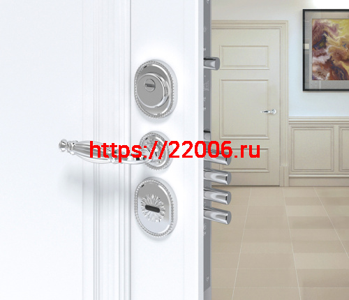 Ручка Armadillo (Армадилло) раздельная Bella CL2 СP-8 Хром фото 3