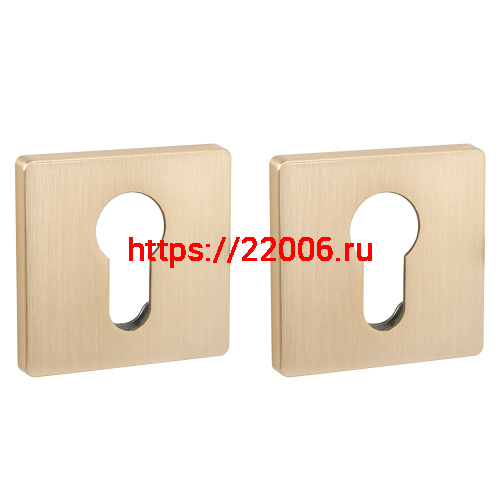 Накладка Fuaro (Фуаро) под цилиндр ET.K.SL52 (ET SL) SSG-39 сатинированное золото