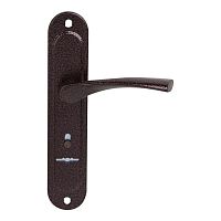 Ручка дверная Zenit (Зенит) на планке РФ2-77.01 (для замков 10.11,30.11), медь