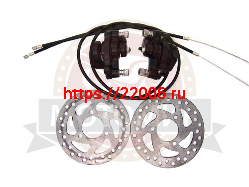 Тормоз дисковый передний в сборе ATV NITRO, ORION типа вело 120мм Тормоз дисковый передний в сборе ATV NITRO, ORION типа вело 120мм