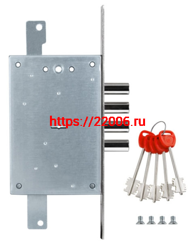 Замок Guardian (Гардиан) врезной сувальдный ЗВ 20.02 Т с тягами, 5 кл. /123:223/ фото 3