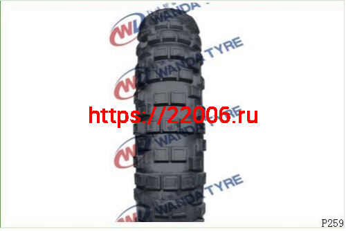 Покрышка 16" 90/100-16 Р259 без камеры, питбайк, Кросс, (Новая позиция), WANDA