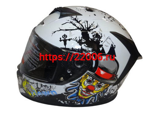 Шлем интеграл FALCON F702, размер XL, с очками, (уп. 6 шт.) фото 2 Шлем интеграл FALCON F702, размер XL, с очками, (уп. 6 шт.) фото 2