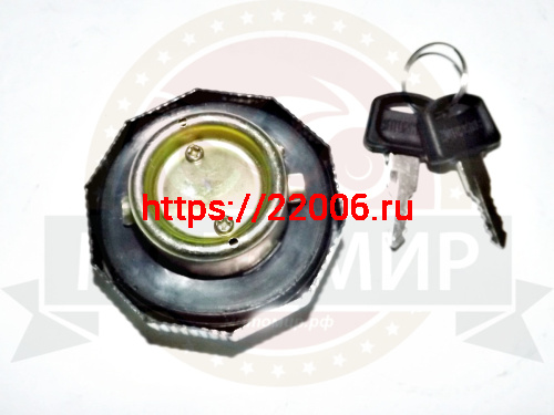 Крышка бензобака Альфа (Граненыч) с замком, хром фото 3 Крышка бензобака Альфа (Граненыч) с замком, хром фото 3