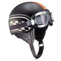 Мотошлем THH Т-62 G №1 black/white orang (L)