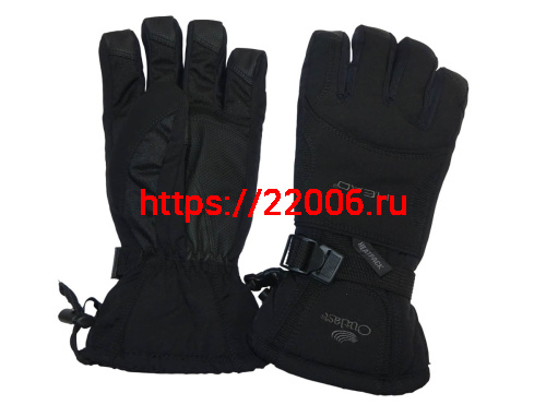 Перчатки зимние утепленные снегоход/лыжи, текстиль+кожзам. HEAD TP801 фото 2