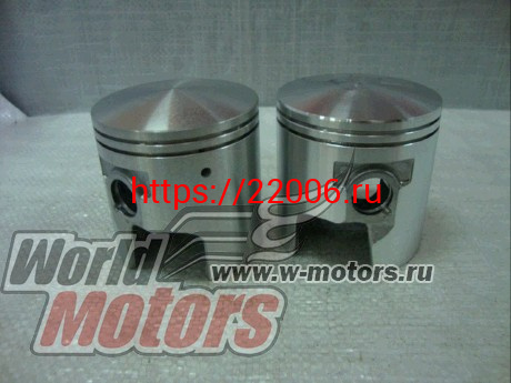Поршень Буран (Тайвань) 2ремонт, широкие кольца (ПАРА)(в коробочке, с пальцем и стопорными кольцами) Поршень Буран (Тайвань) 2ремонт, широкие кольца (ПАРА)(в коробочке, с пальцем и стопорными кольцами)