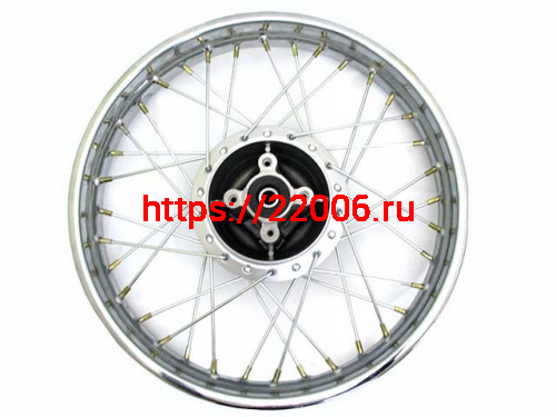 Диск колеса задний стальной на спицах 2.15 - 18" TTR250Rb, обод хром (под дисковый тормоз)