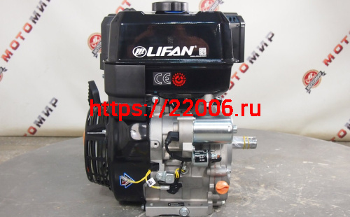 Двигатель LIFAN 20 л.с. KP 460E (вал d25 мм) ЭЛ.СТАРТЕР, с катушкой освещения 12В 11А 132Вт, релерег фото 5