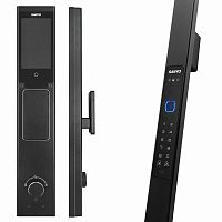 Электронный замок Sanyo D502 UsmartGo DM70 с WiFi, с распознаванием лиц,ручка-скоба 1800 мм, черный