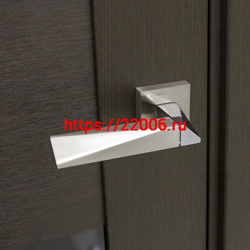 Ручка Fuaro (Фуаро) раздельная K.DM51.DIAMOND (DIAMOND DM) SN/CP-3 матовый никель/хром фото 2