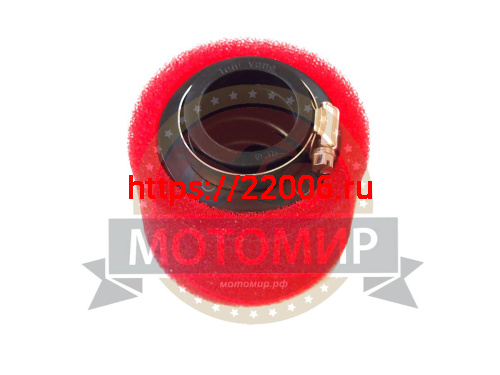 Фильтр воздушный нулевого сопротивления поролон, ЦИЛИНДР (d=38 мм)