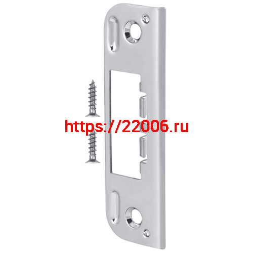 Ответная Fuaro (Фуаро) планка STRP.FIN045 для дверей без притвора к замкам 2018 и 2014 WC/S CP хром фото 3