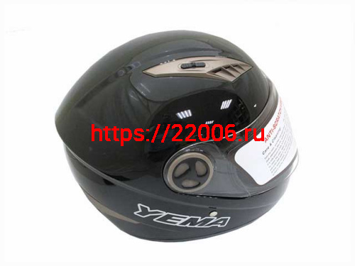 Мотошлем YM-827 черный (M)