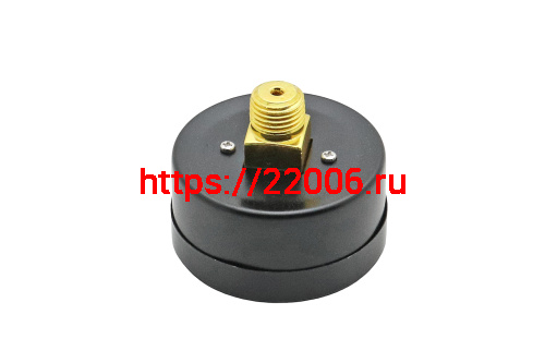 Манометр компрессора большой (штуцер выход сзади) 1/4Н 12bar фото 2