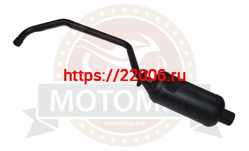 Глушитель ATV BULLET в сборе с коленом на двигатель 180 сс. Глушитель ATV BULLET в сборе с коленом на двигатель 180 сс.