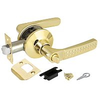 Ручка Punto (Пунто) защелка DK626 PB-BK (6026 PB-B) (фик.) золото