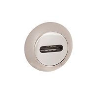 Накладка Fuaro (Фуаро) на сувальдный замок SC.R.RM54 (SC RM) SN/CP-3 матовый никель/хром