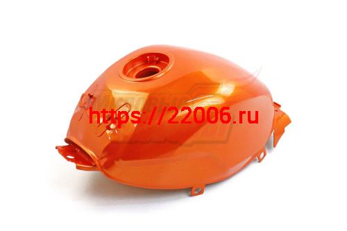 Бензобак PHANTOM, ZF-KY, EKONIKA (ZF250-2), ZONDER YCR150 оранжевый