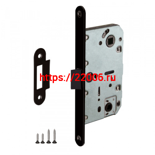 Защелка Punto (Пунто) врезная PL96WC-50/BL BL (черный)