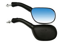 Зеркала заднего вида №13 пластик бобовидное стойка в пластике (утолщенная стойка) М8