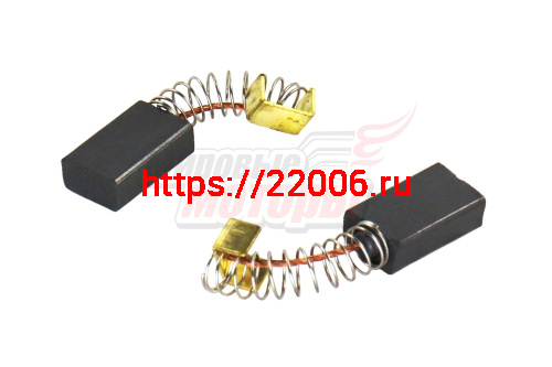 Щетки (№499) (5х9х15) (Калибр РЭ-1000/1000Wt) Пружина,квадратный пятак-уши,проточка 2 Щетки (№499) (5х9х15) (Калибр РЭ-1000/1000Wt) Пружина,квадратный пятак-уши,проточка 2