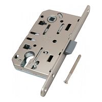 Корпус AGB (АГБ) врезного замка под цилиндр MEDIANA EVOLUTION B01103.50.34 (матовый хром)