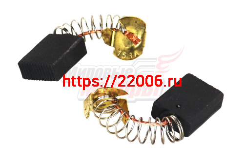 Щетки (№605) Макита (6,5х13,5х18) CB-153А Пружина,пятак-уши,отстрел 1 Щетки (№605) Макита (6,5х13,5х18) CB-153А Пружина,пятак-уши,отстрел 1